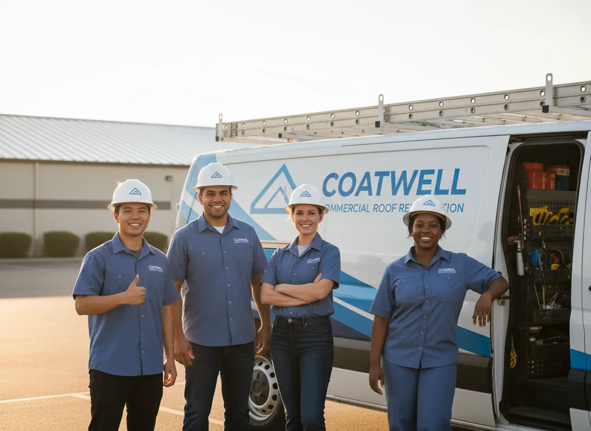 Commercial roof coating company in Campobello, SC